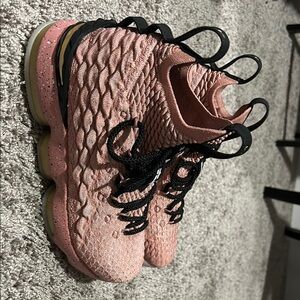Nike Pink Athletic Shoes Lebron James 2018 slightly used
